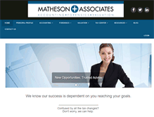 Tablet Screenshot of mathesoncpa.com